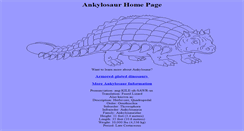 Desktop Screenshot of ankylosaur.com